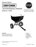 Craftsman 25672 Operating instructions