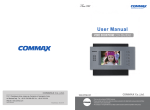 Commax CDV-50 User manual
