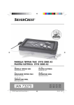 Silvercrest STYG 2000 A2 Operating instructions