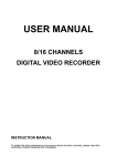 Yudor YDS-08LCUD User manual