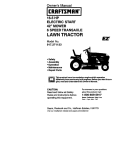 Craftsman EZ3 917.271133 Owner`s manual