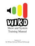 This Manual - The WIKD 102.5 FM