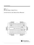 Motorola MB87 Operating instructions