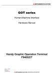 Mitsubishi F940GOT-LWD-E Hardware manual