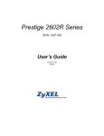 ZyXEL Communications P-2602R-63 User`s guide