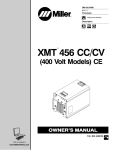 Miller Electric 456 CV Owner`s manual