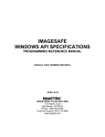 Magtek IMAGESAFE Specifications