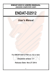 Unicorn Computer ENDAT-3902 User`s manual