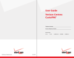 Verizon CustoPAK User guide