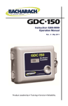 Bacharach GDC-150 Specifications