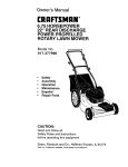 Craftsman 917.377990 Owner`s manual
