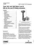 Emerson 1052 Instruction manual