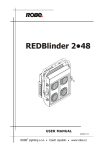 Robe REDBLINDER 2-48 Specifications