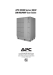 APC 10-40kW 208/480V User guide