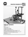 Shopsmith 555970 Troubleshooting guide