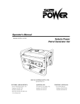 Selecta Power MANLBA-105 Operator`s manual