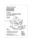 Craftsman 320.27311 Operating instructions