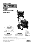 Craftsman 580.752271 Operator`s manual