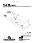 Mower Land MLTILL5 Operator`s manual