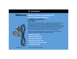 Motorola CDMA CONNECTIVITY KIT User`s guide