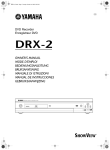 Yamaha DRX-2 Owner`s manual