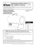 Mr. Heater MHQ60FAV Operating instructions