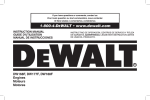 DeWalt DW188F Instruction manual