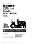 Craftsman 917.271023 Owner`s manual