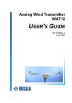 Vaisala WAT12 User`s guide