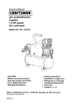 Craftsman 921.152100 Owner`s manual