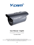 Y-cam Bullet HD 1080 User manual