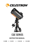 Celestron CGE925 Instruction manual