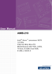 Advantech AIMB-210 User manual