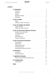Danfoss FC 100 Series Operating instructions