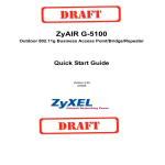 ZyXEL Communications G-5100 User`s guide