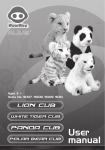 WowWee Alive White Tiger Cub User manual
