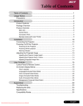 Acer PD100 User`s guide