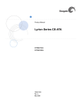 Seagate Disc Drives Lyrion Series Product manual