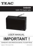 Bush BR08DAB User manual