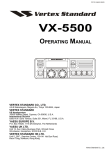 VX-5500 Operating Manual