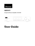 Sansui SAP201V User guide