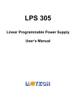 Motech LPS 305 User`s manual