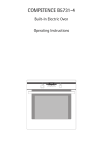 AEG Competence 5731 V Operating instructions