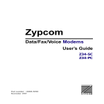 Zypcom Z34-PC User`s guide