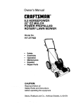 Craftsman 917.377422 Owner`s manual
