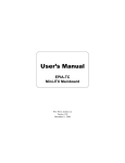 VIA Technologies EPIA-TC User`s manual