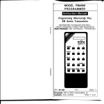 RELM PM4500 Instruction manual