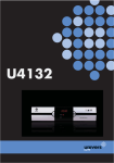 Univers by FTE U4132 Installation guide