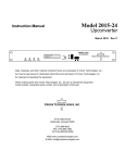 Cross Technologies 2015-24 Instruction manual