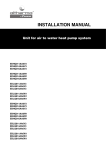 Daikin EBHQ011AA6W1 Installation manual